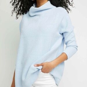 Free People Ottoman Slouchy Tunic Powder Blue size S
